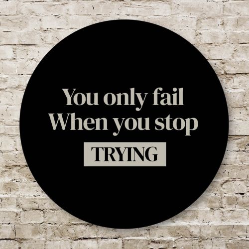You only fail